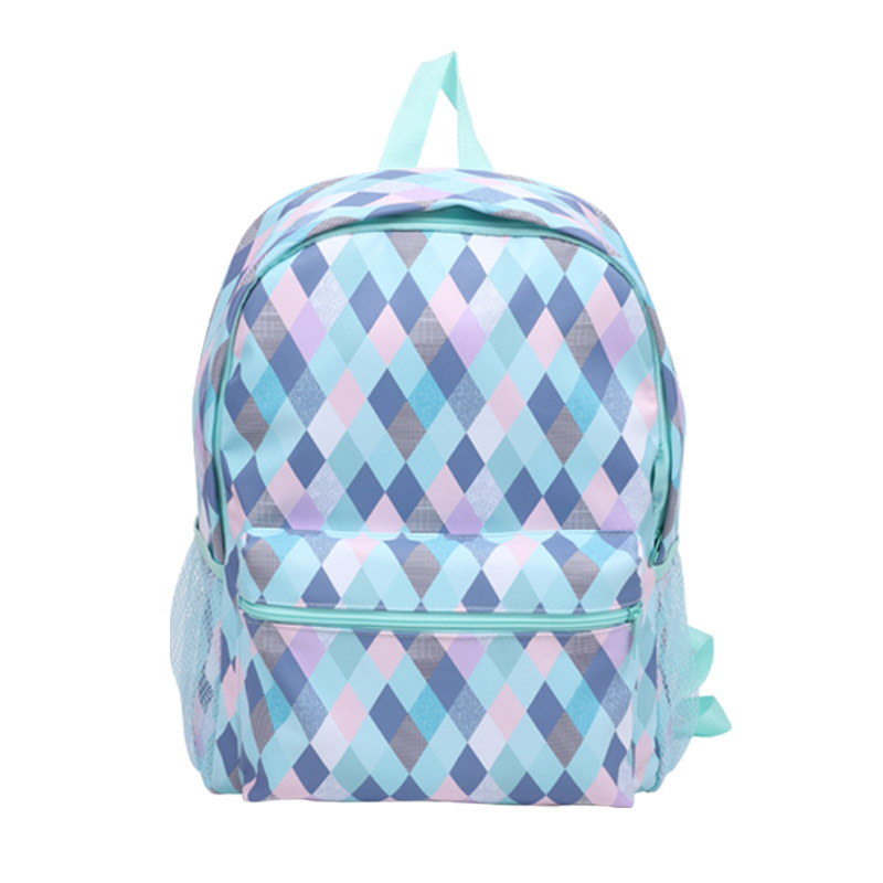 Twill composite printed book bag children's book bag