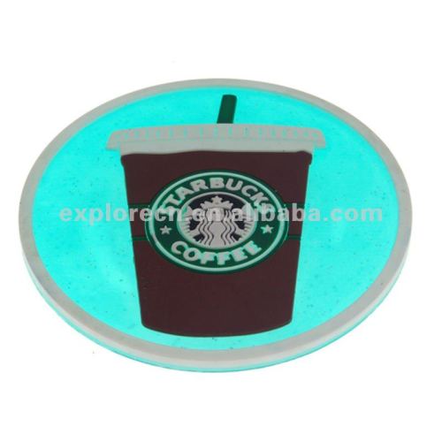 Promotional Gift soft pvc non-slip mat Cup Mat