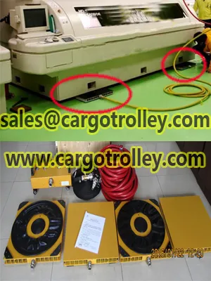 Air caster moving systems application