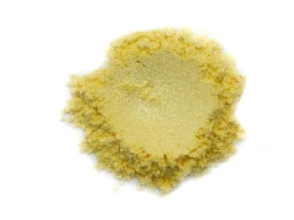 Cosmetic gold mica powder for soap