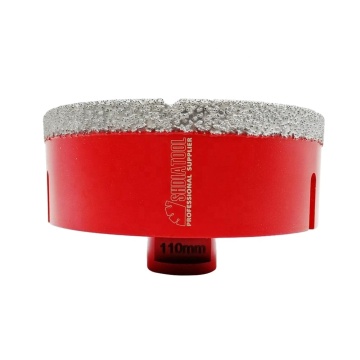 Shdiatool da 110 mm a vuoto brasate per trapano diamante per marmo, granito, piastrelle in ceramica e cemento