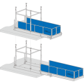 Plate-forme de chargement de grue rétractable