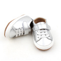 Sapatos Causais Sliver Color Baby Sola Macia