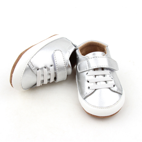 Sliver Color Baby Soft Sole Causal Shoes