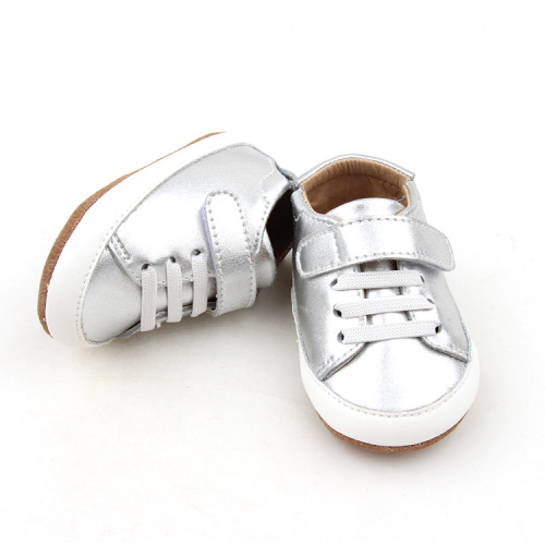 Sliver Colour Baby Soft Sole Causal Zapatak