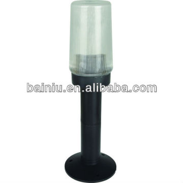 Black plastic outdoor light