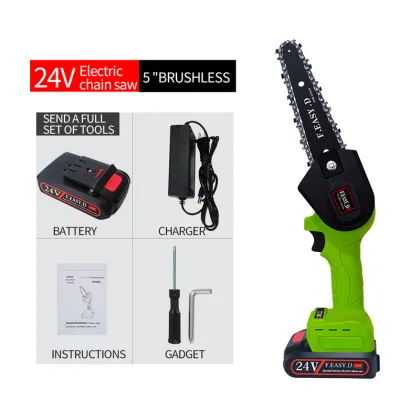 Power Tools Electric Cordless Green Cut Chainsaw