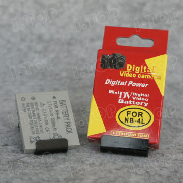 1200mAh compatible battery pack for Canon NB-4L with good quality