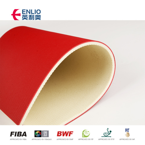 piso de la cancha de tenis de mesa de plástico pvc certificado por la ITTF