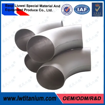 Industry 90 Degree SMLS LR 3mm Titanium Elbo