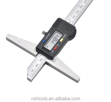 0-1000 mm Digital Depth Vernier Gauge Caliper Electronic With Thick Beam