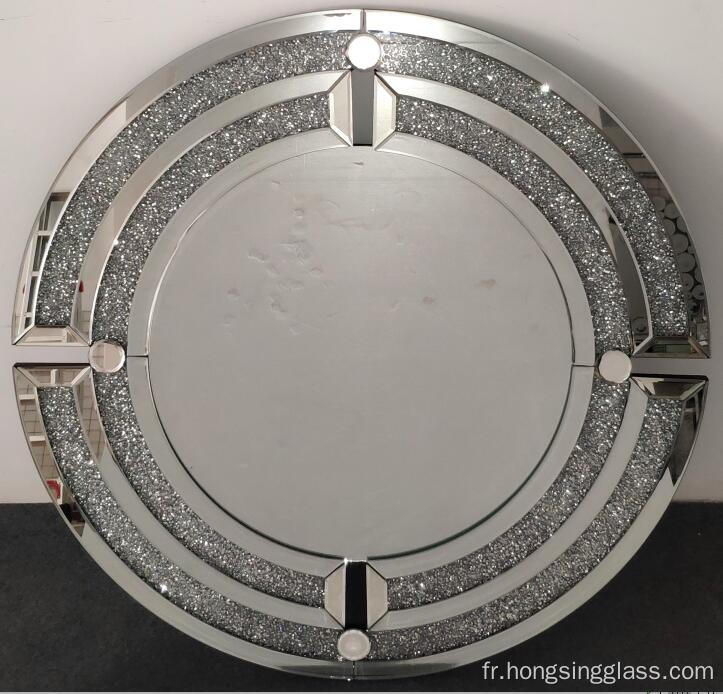 Crystal Diamond Round Merror moderne