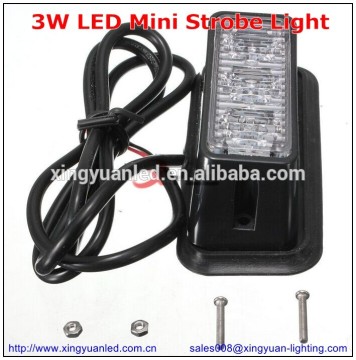 Automobile Grille Light 3W LED Surface Mount Emergency Strobe for Vheicle