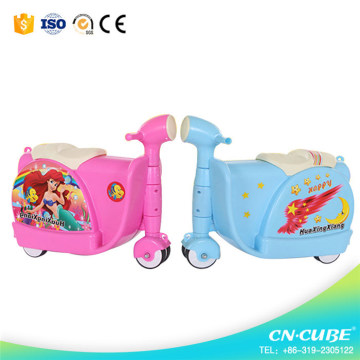 New Model Kids Hard Shell Luggage Kids Travel Suitcase with Rubber Wheels