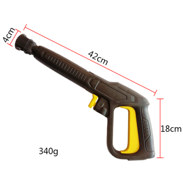 Pistola de pulverización de plástico amarillo botón de lavado de botón de lavado