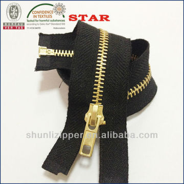 5# metal zipper fireproof o/e zipper flame-resistant zipper