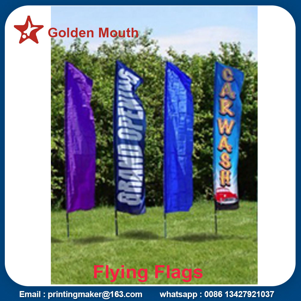 Custom Advertising Feather Sail Flags Banners