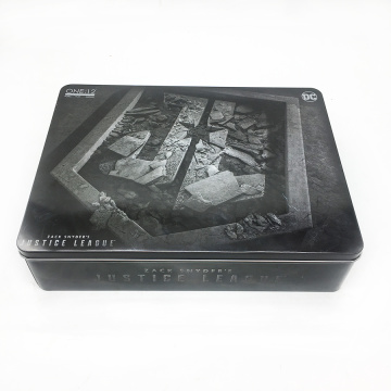 Large rectangular tinplate box customization