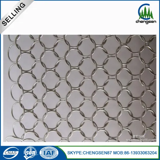 Beatiful Design Stainless Circular Rings Mesh