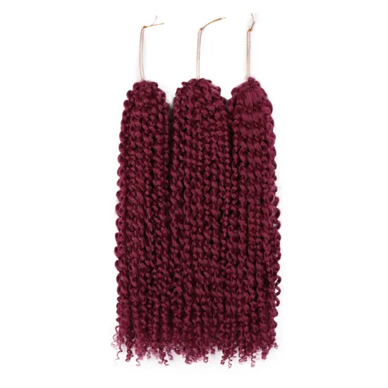 Aisi Hair Wholesale Twist Braids Hairpieces Goddess Faux Locs Red Color Crochet Braids Hair Extensions Synthetic For Black Women