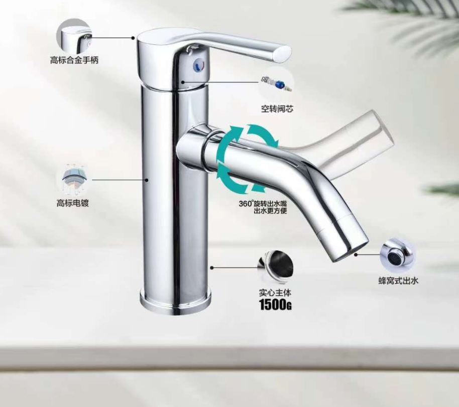 Gran oferta baño de diseño moderno grifo giratorio montado en la cubierta grifo de lavabo en cascada grifo de acero inoxidable para baño