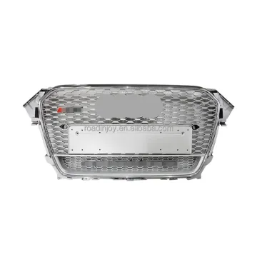 2013-2016 Audi A4 B8 Body Kit RS4 ABS Silver Honeycomb Grille