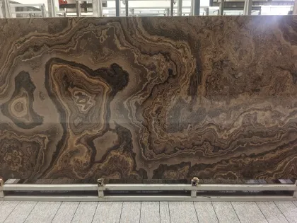 Chinese Artificial Stone Tiles: Brown Sintered Stone Countertop, Wall, and Floor Tiles (6mm, 9mm, 12mm)