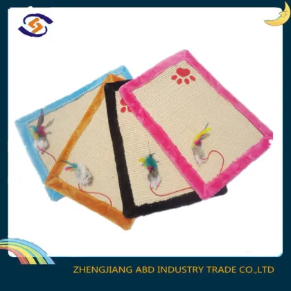 purple scratching post sisal cat scratch board