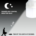 bombilla LED de control de sonido y luz