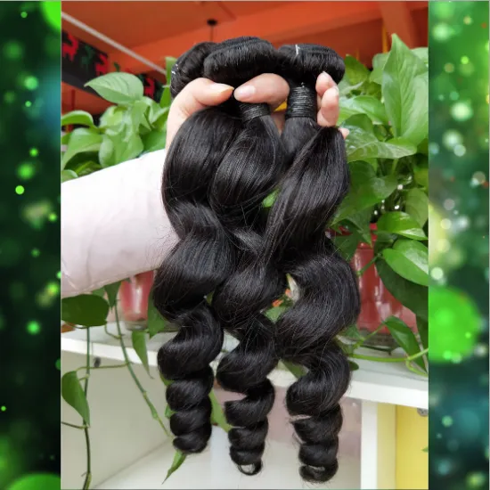 Healthy Bouncy Texture Virgin Hair Bundles Cheap High Quality Bundle  Wholesale No Any Split Ends Long Bundles Hair