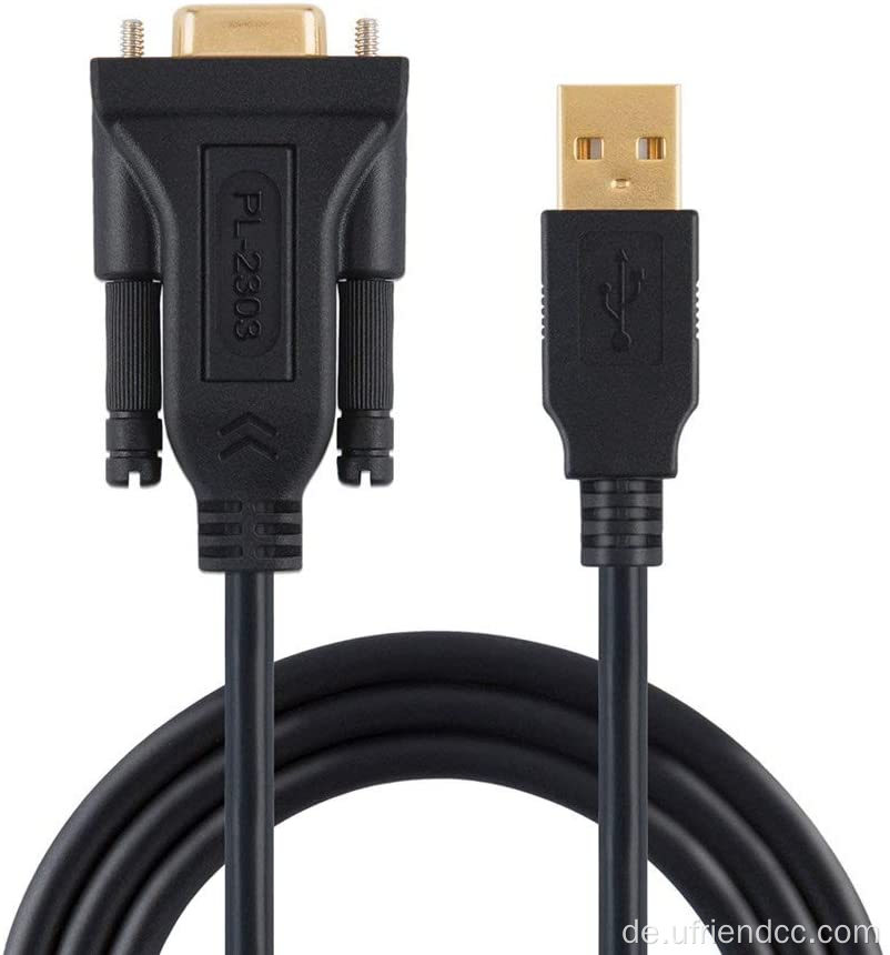 USB zu RS232 -Adapter DB9 Serienwandlerkabel