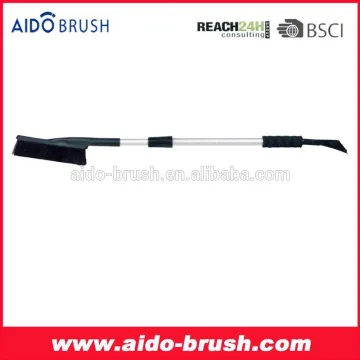 plastic ice scraper with snow brush