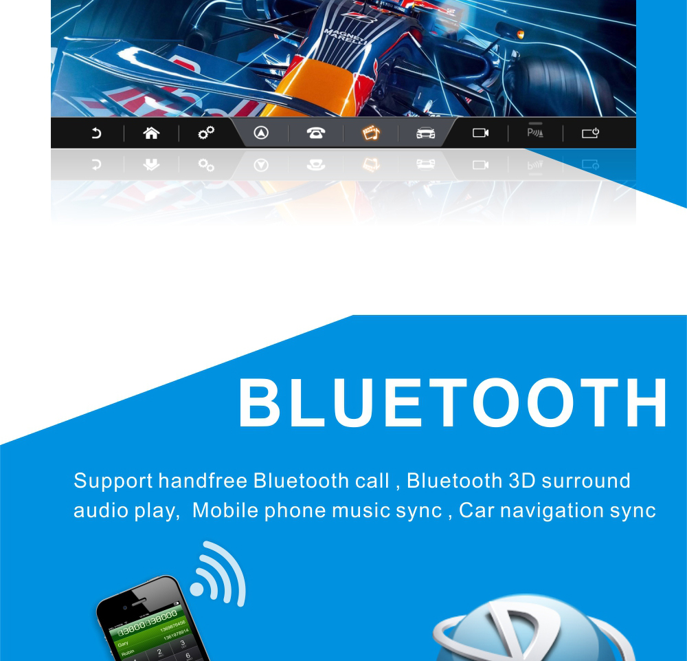 Androidレンジローバー1316 Bluetooth Android Range Rover 1316 Bluetooth