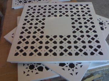 Spray Coating Aluminum Plate