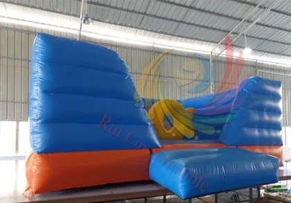 Inflatable moon jumps simple bouncer house for kids