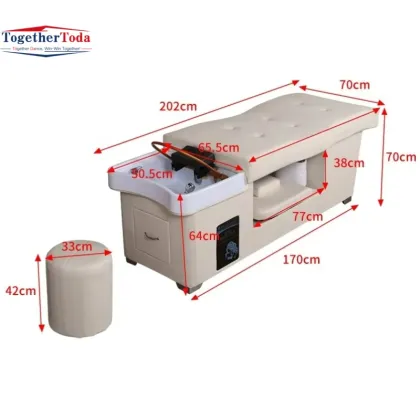 Convenient Massage and Hair Washing Bed