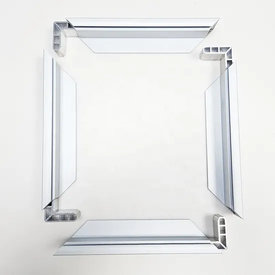 Silver White Anodized Aluminum Frame for Solar Panel Racking