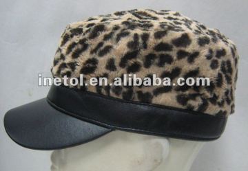 Fashion women leopard winter hats