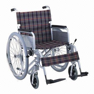 Wheelchair with Aluminum Frame, Fixed Armrest