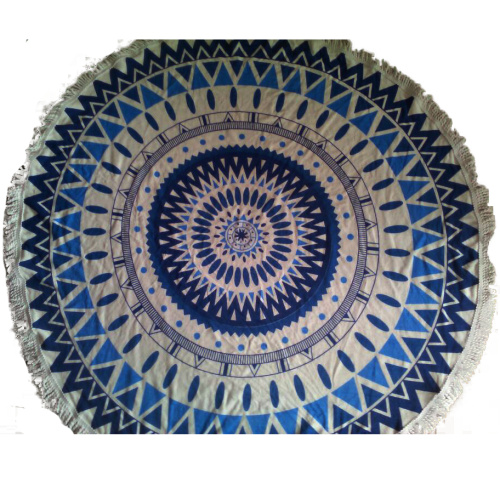 large terry cloth round beach towel microfiber