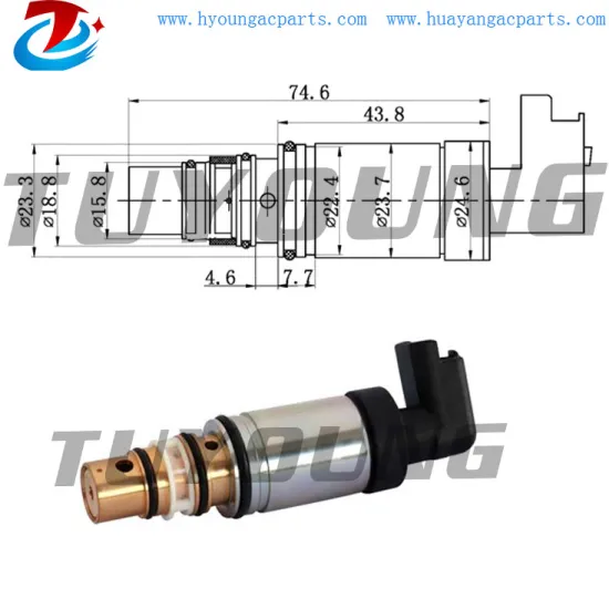 SD7C16 SD6C16 SD6C12 1363F auto ac control valve Citroen C3 C4 C5 Peugeot 207 307 5008 9659875780 6453.QJ