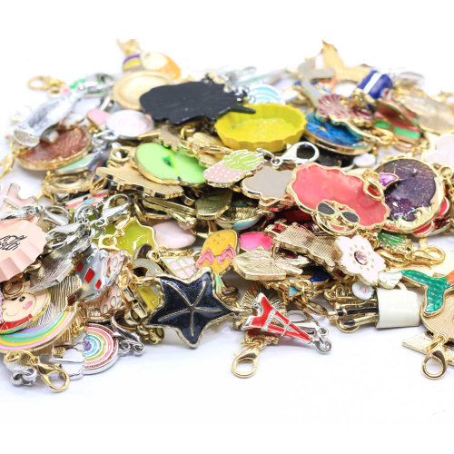 Wholesale Various Zinc Alloy Alloy Enamel Charms Pendants for Necklace Bracelet Jewelry Making