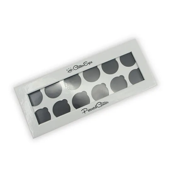 Transparent Cosmetics Custom Logo Empty Eyeshadow Palette