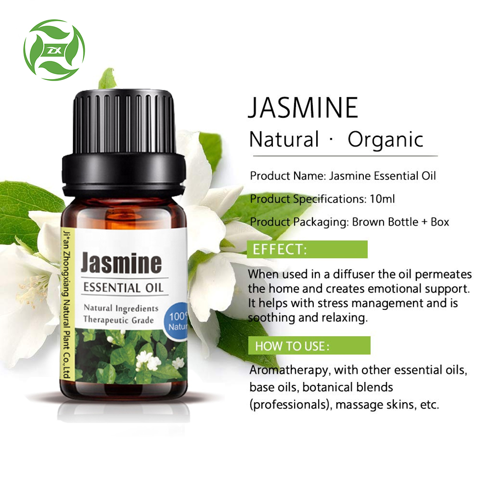 Factory Supply 100% Pure Jasmine Essential Oil