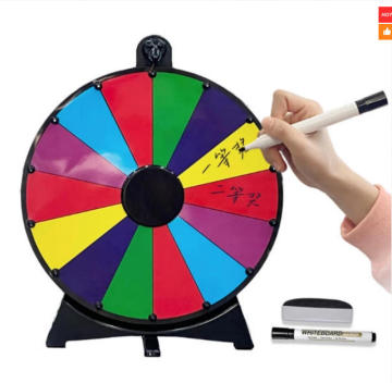 Source Manufacturer for Amazon Sellers ABS 12 Inches Hot Pick Prize Wheel of Fortune for Family Game or Promotion