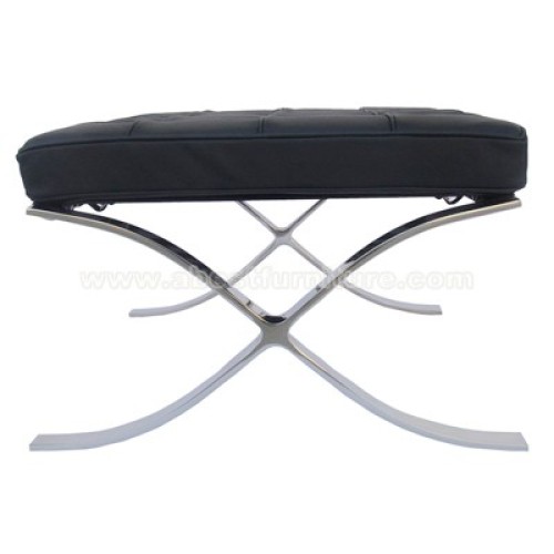 Ludwig Mies Van der Rohe Barcelona Chair and Ottoman