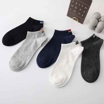 Men's Simple Casual Boat Socks