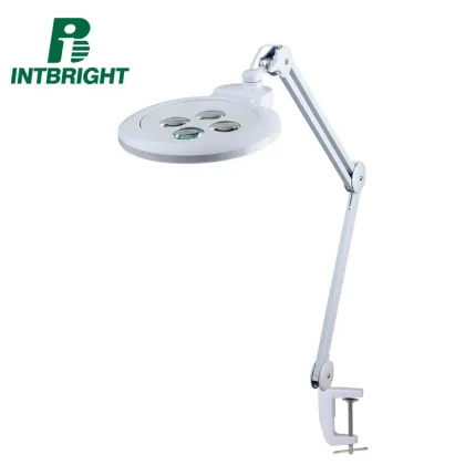 Clamp-on Magnifier Beauty Salon Illumination Magnifying Glass with Light