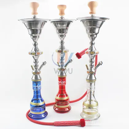 Shisha tobacco smoking khalil mamoon stainless steel hookah for lounge