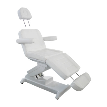 Electric White Facial Bed For Salon